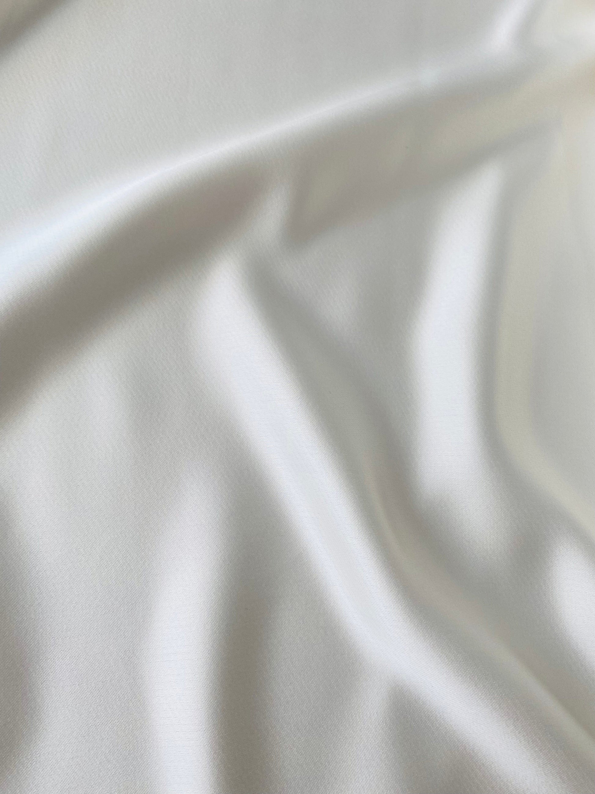 Ayesha Ivory Satin  -  Ivory
