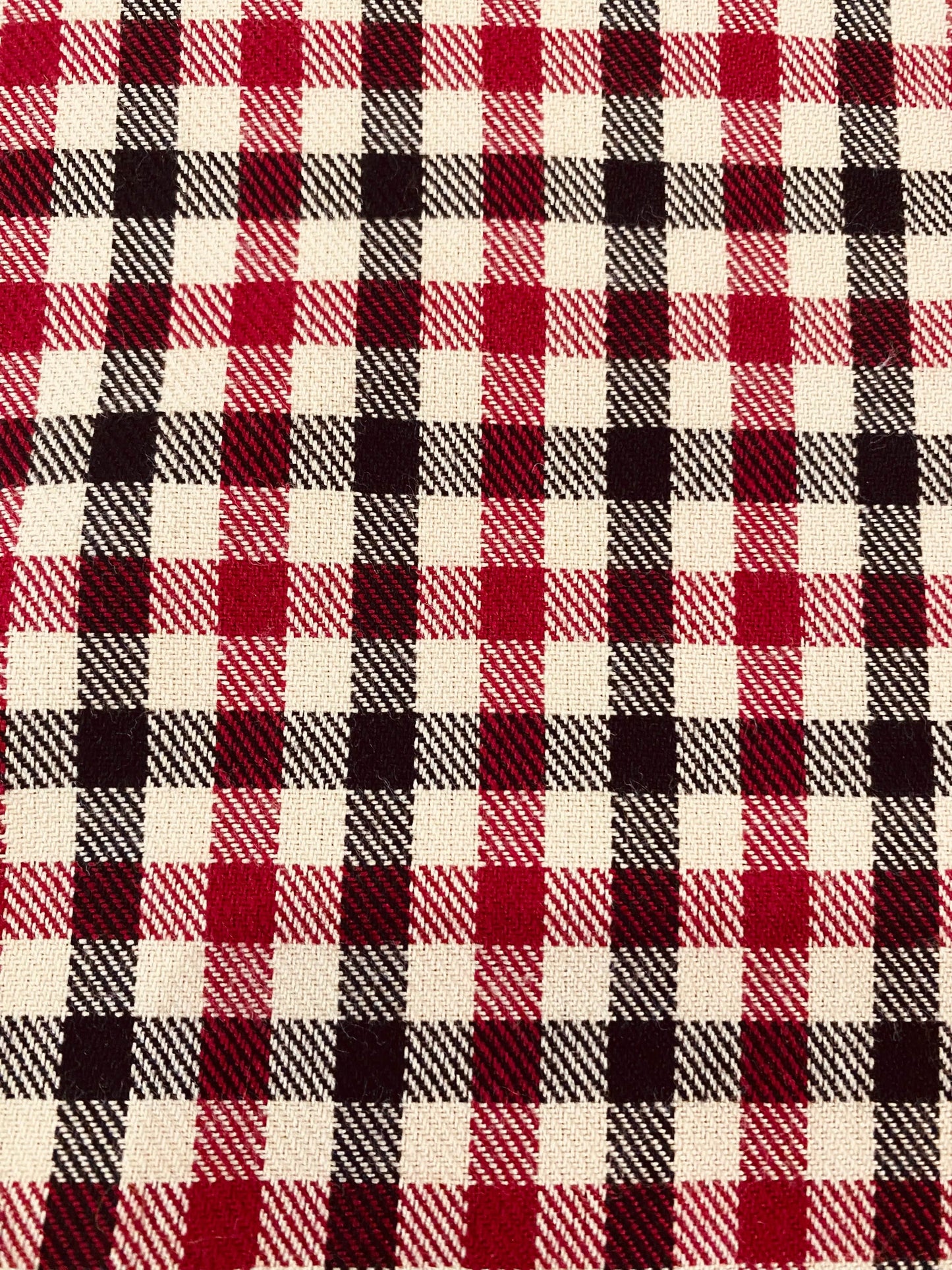 Hamish Check  -  Black/Scarlet