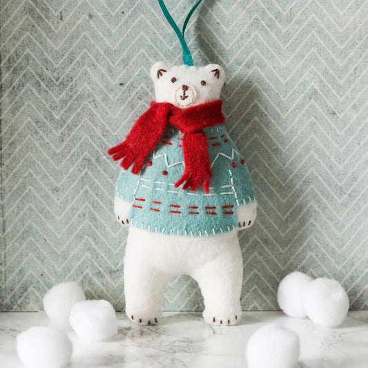 Polar Bear Felt Craft Kit  -