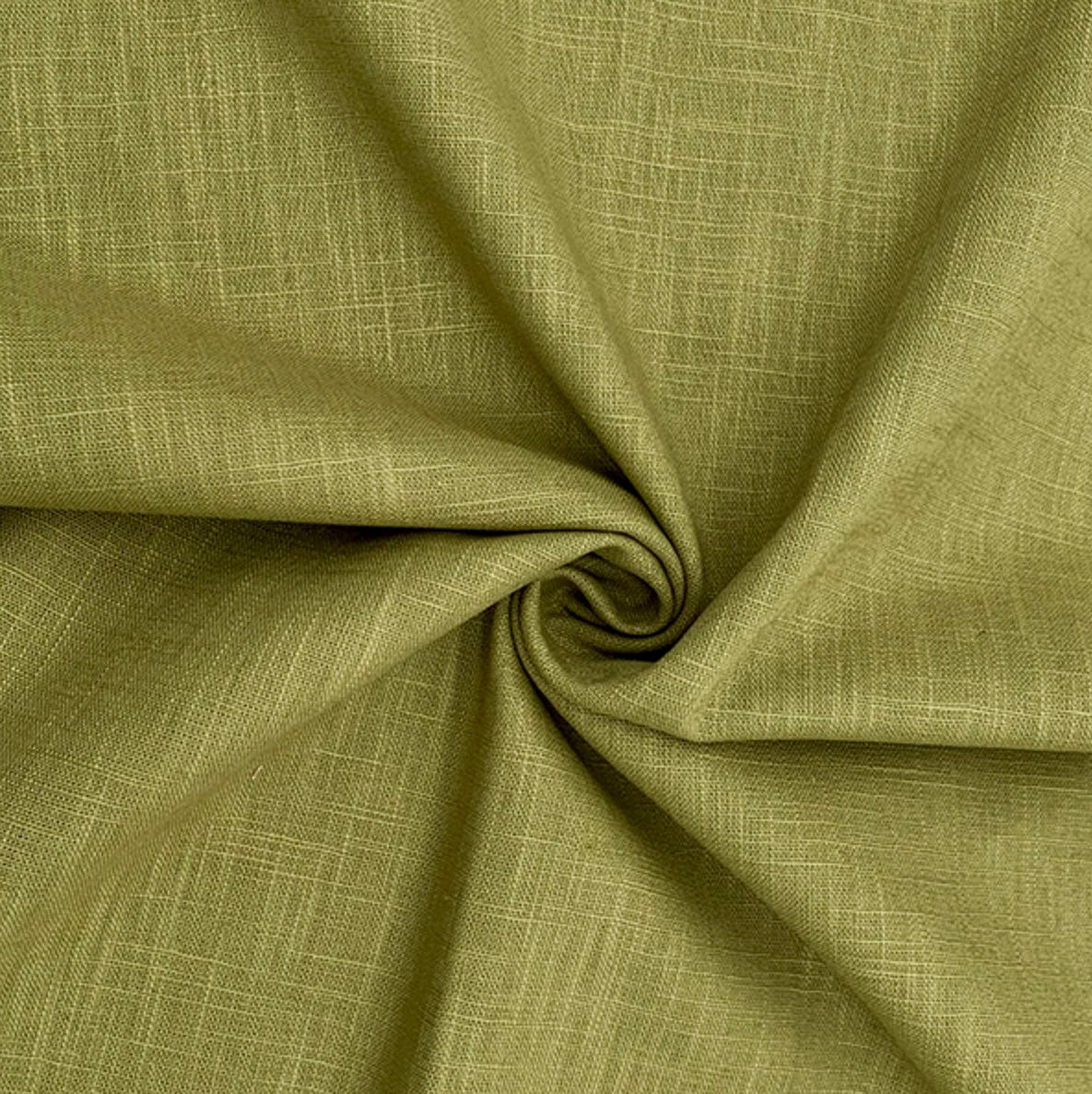 Ramie linen & Cotton - Chartreuse