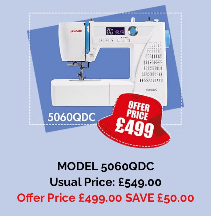5060QDC  SAVE £50  -  sewing machine