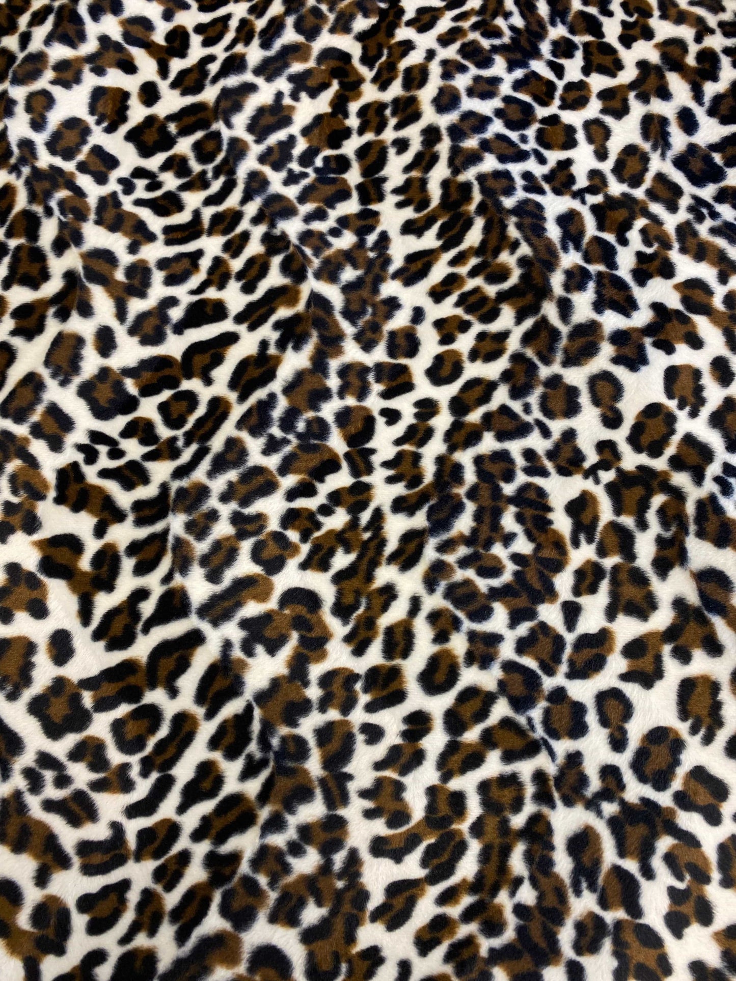 Snow leopard Velboa Faux Fur  -  Multi