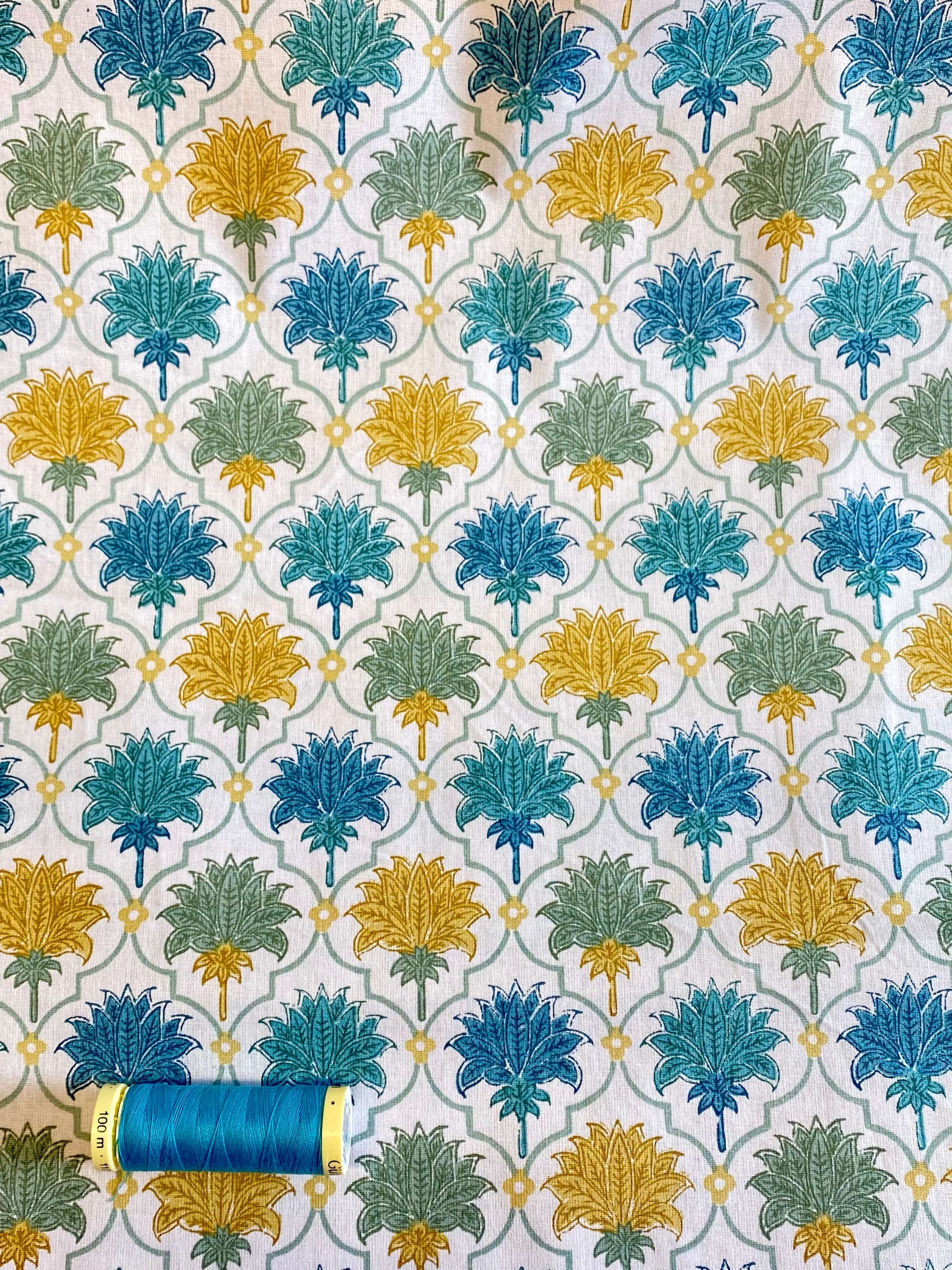 Elle Frenchie Cotton  -  Teal