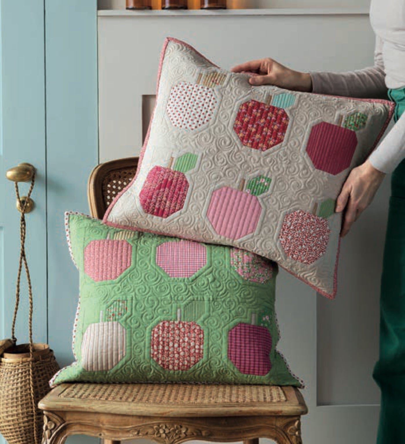 Evie Winter by Tilda - Green Fabric