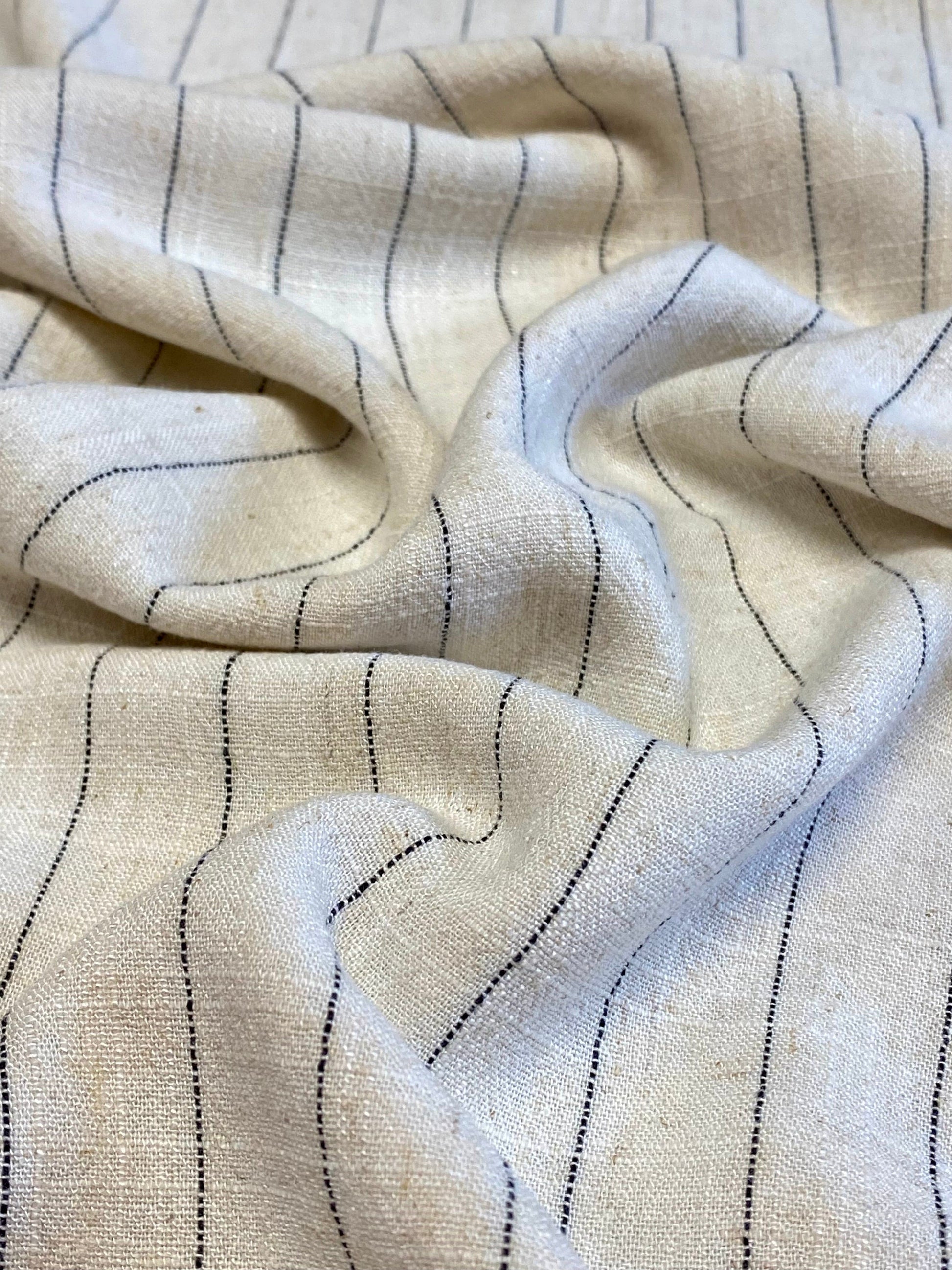 Oatmeal Pinstripe  -  Oatmeal