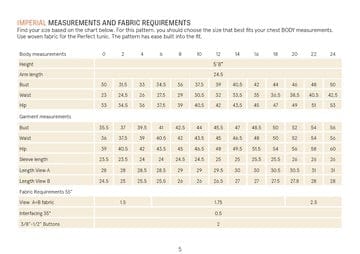 Perfect Tunic Pattern  -