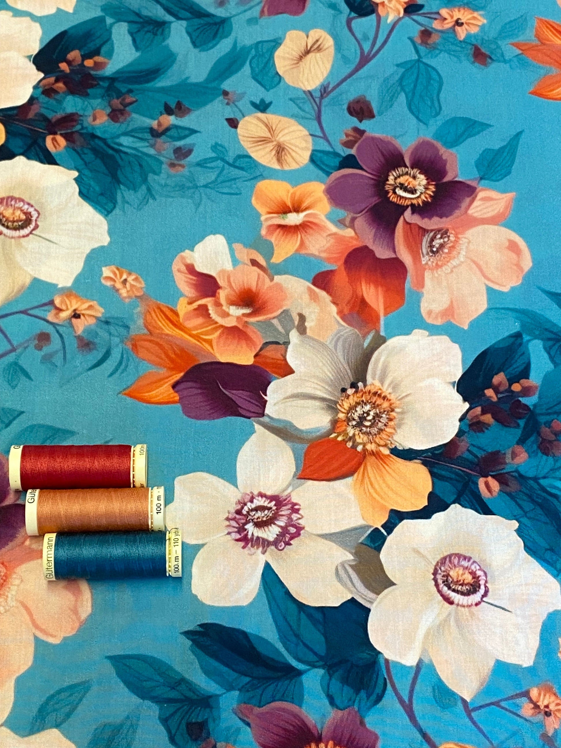 Cinnamon Cosmos  -  Teal