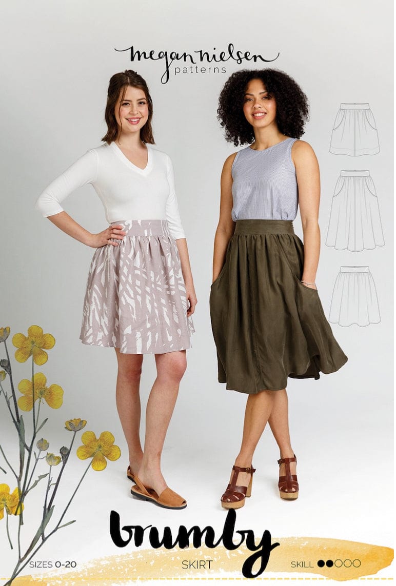 Brumby Skirt Pattern by Megan Nielsen  -