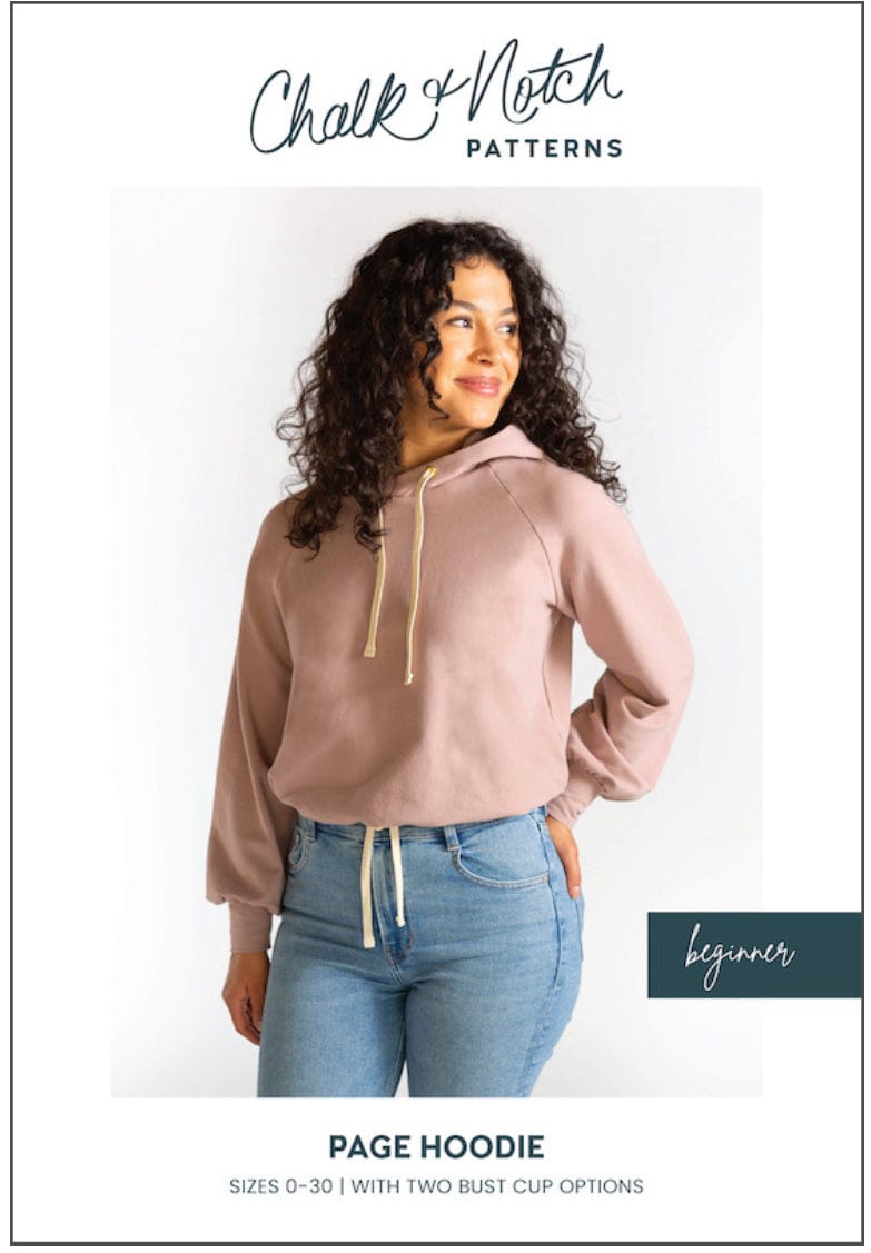 Page Hoodie by Chalk & Notch Patterns -
