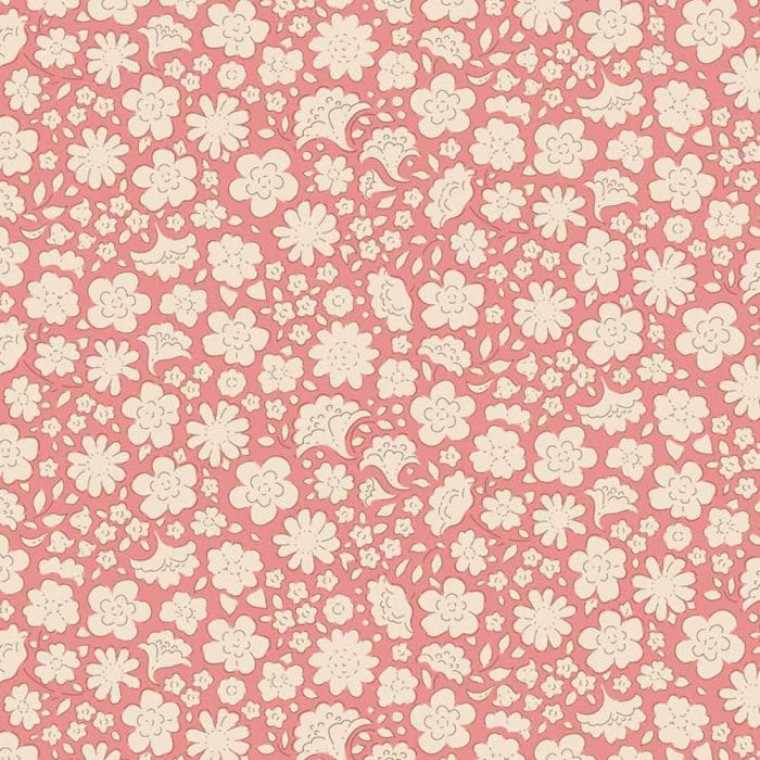 Carla Pink  by Tilda  -  Pink Fabric
