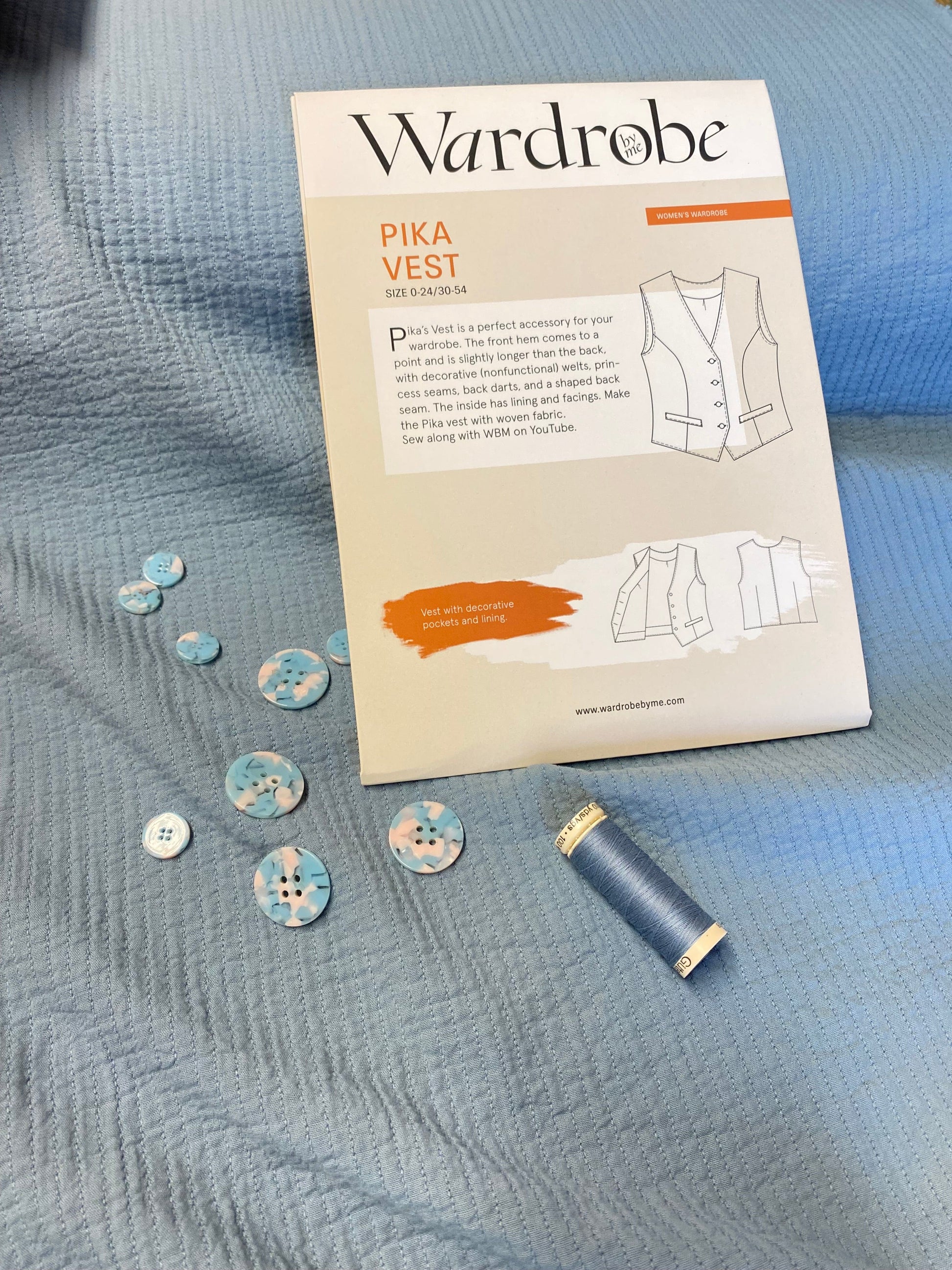 Soft Stitch Detail Quilted Cotton  -