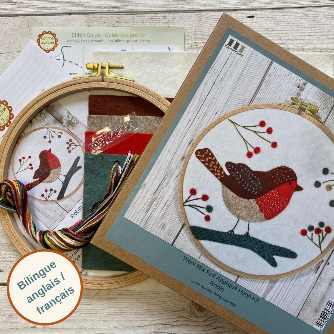 Robin Hoop Felt Kit -