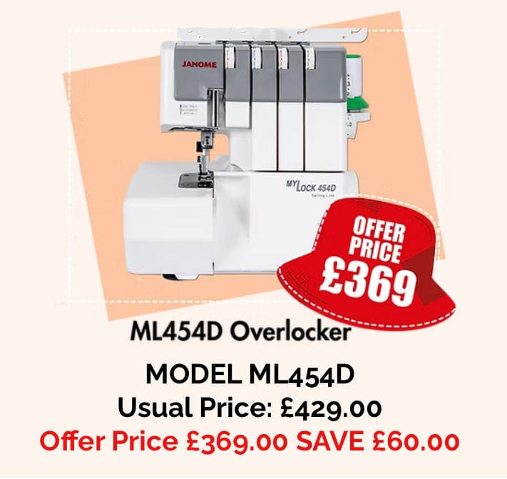 MyLock 454D  SAVE £60  -  sewing machine