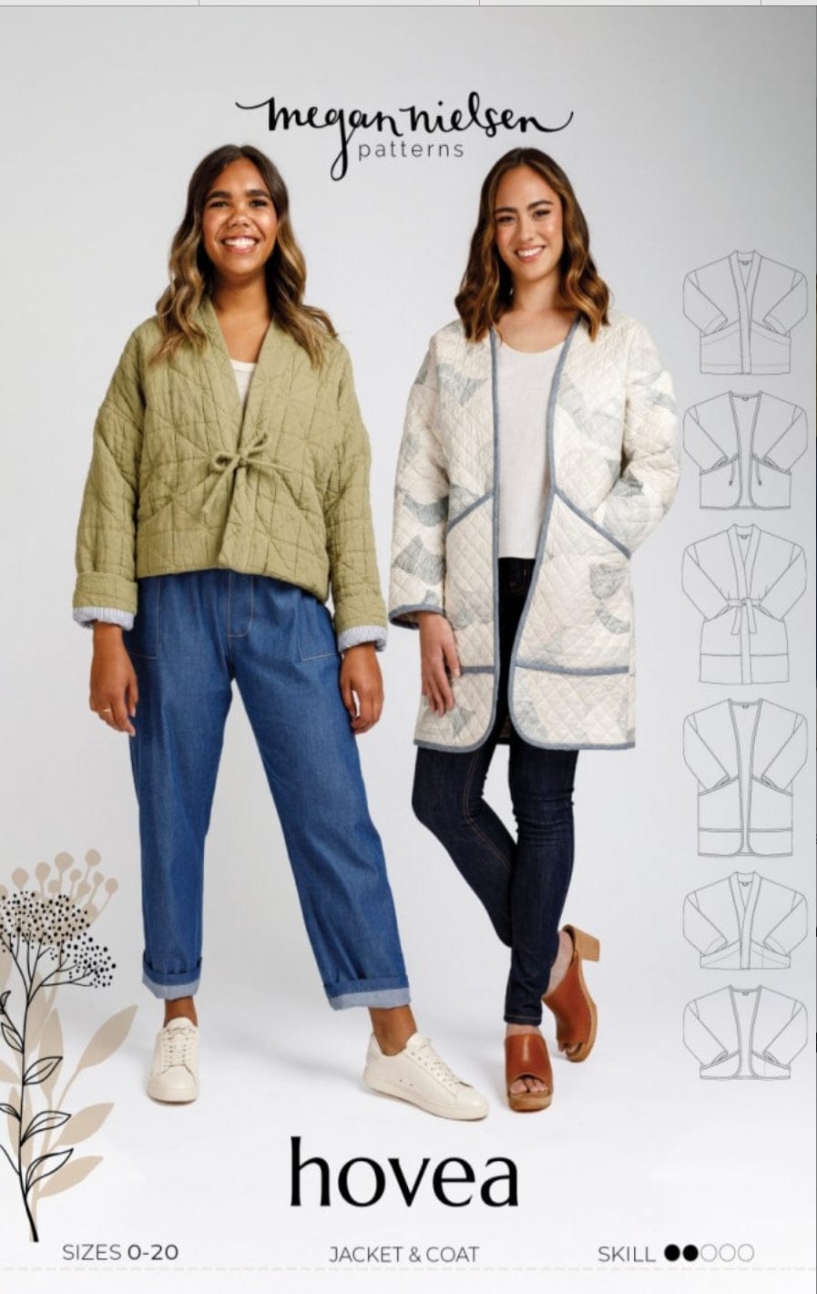 Hovea Jacket & Coat Pattern by Megan Nielsen -