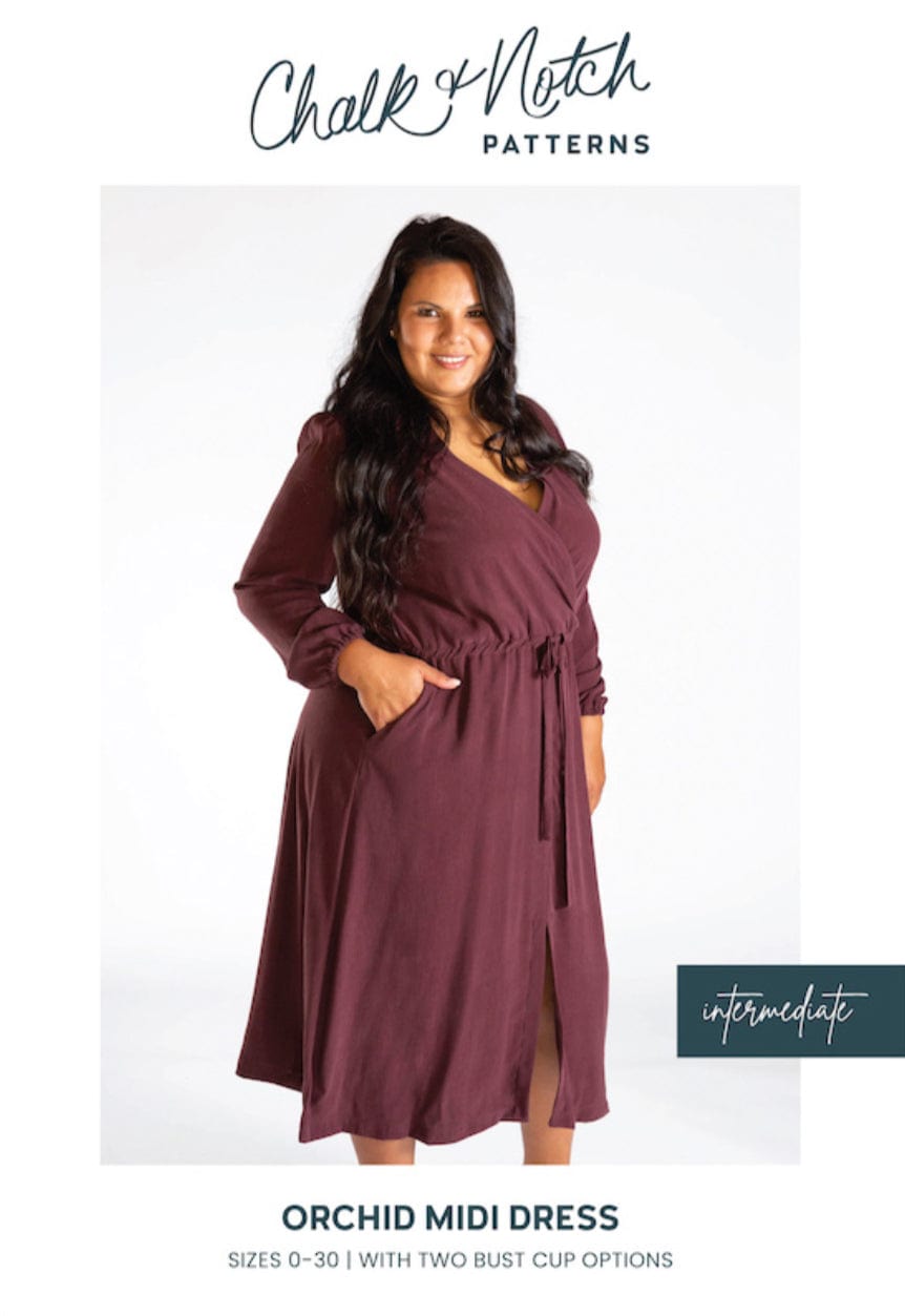 Orchid Midi Dress  -