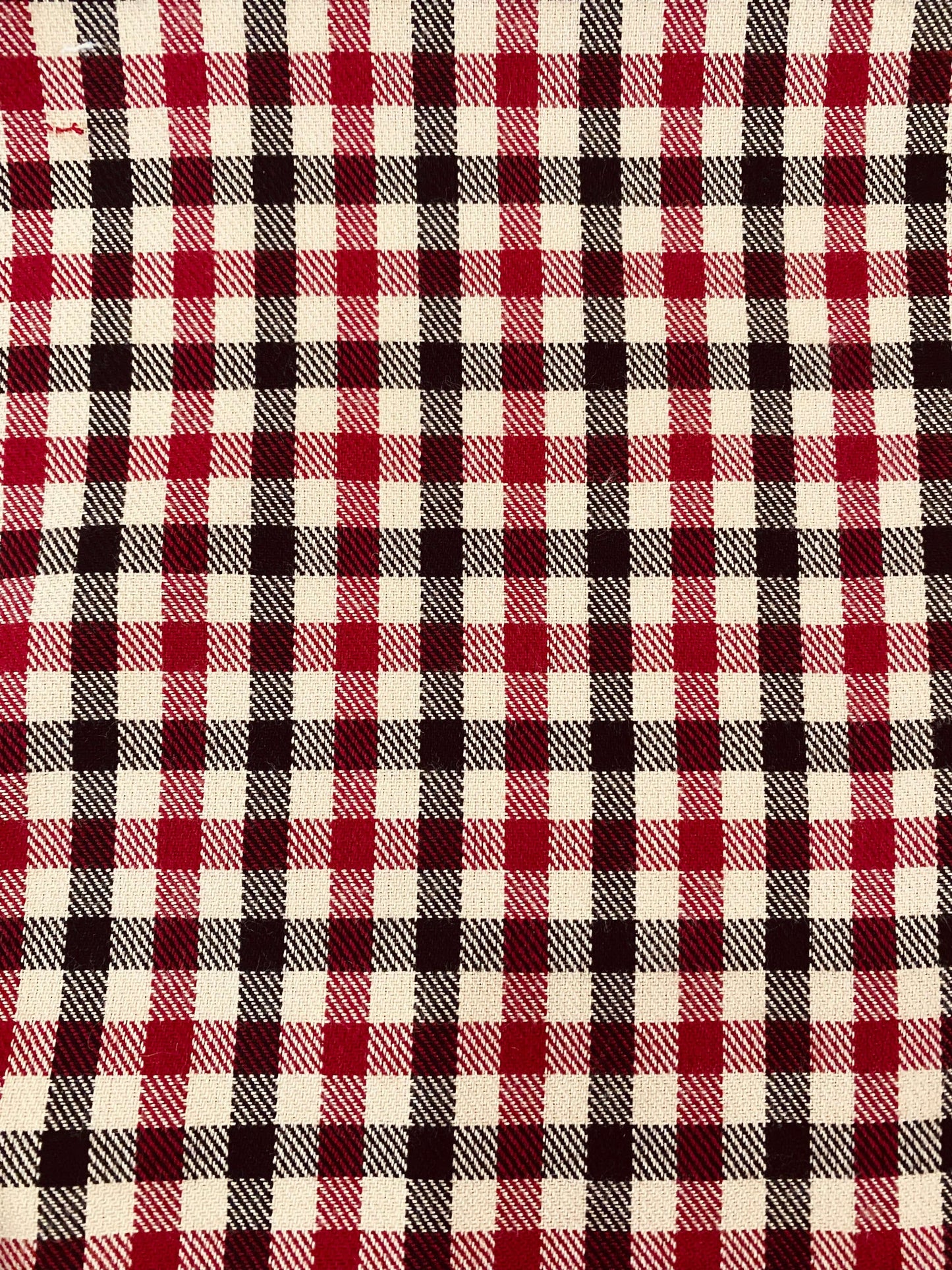 Hamish Check  -  Black/Scarlet