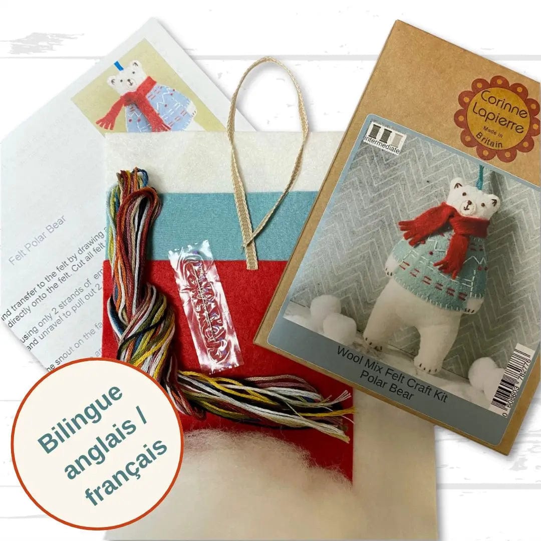 Polar Bear Felt Craft Kit -