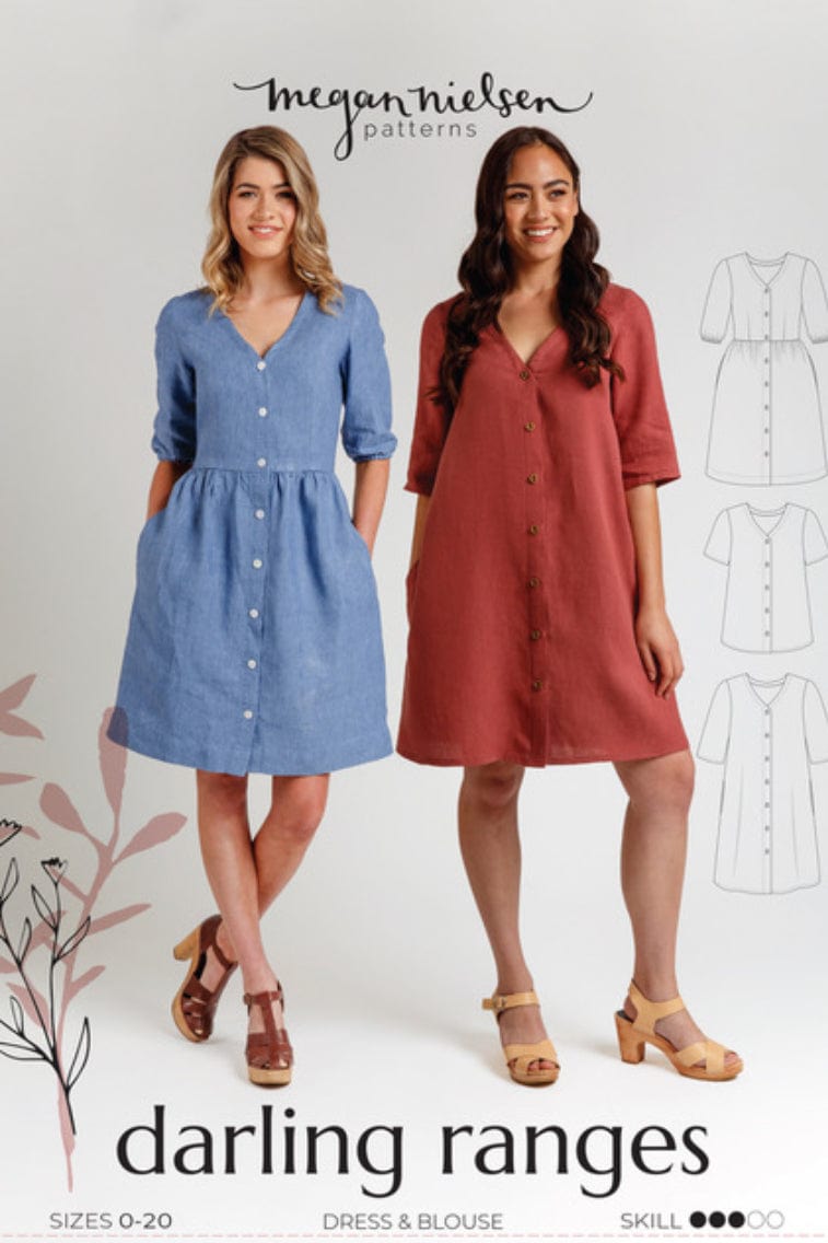 Darling Ranges Dress Pattern by Megan Nielsen -