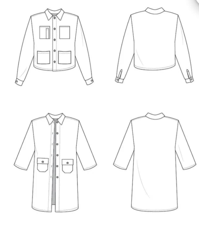 The Ilford Jacket Pattern by The Friday Pattern Company  -
