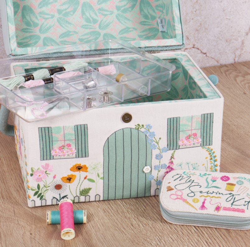 Country Cottage Sewing Box  -