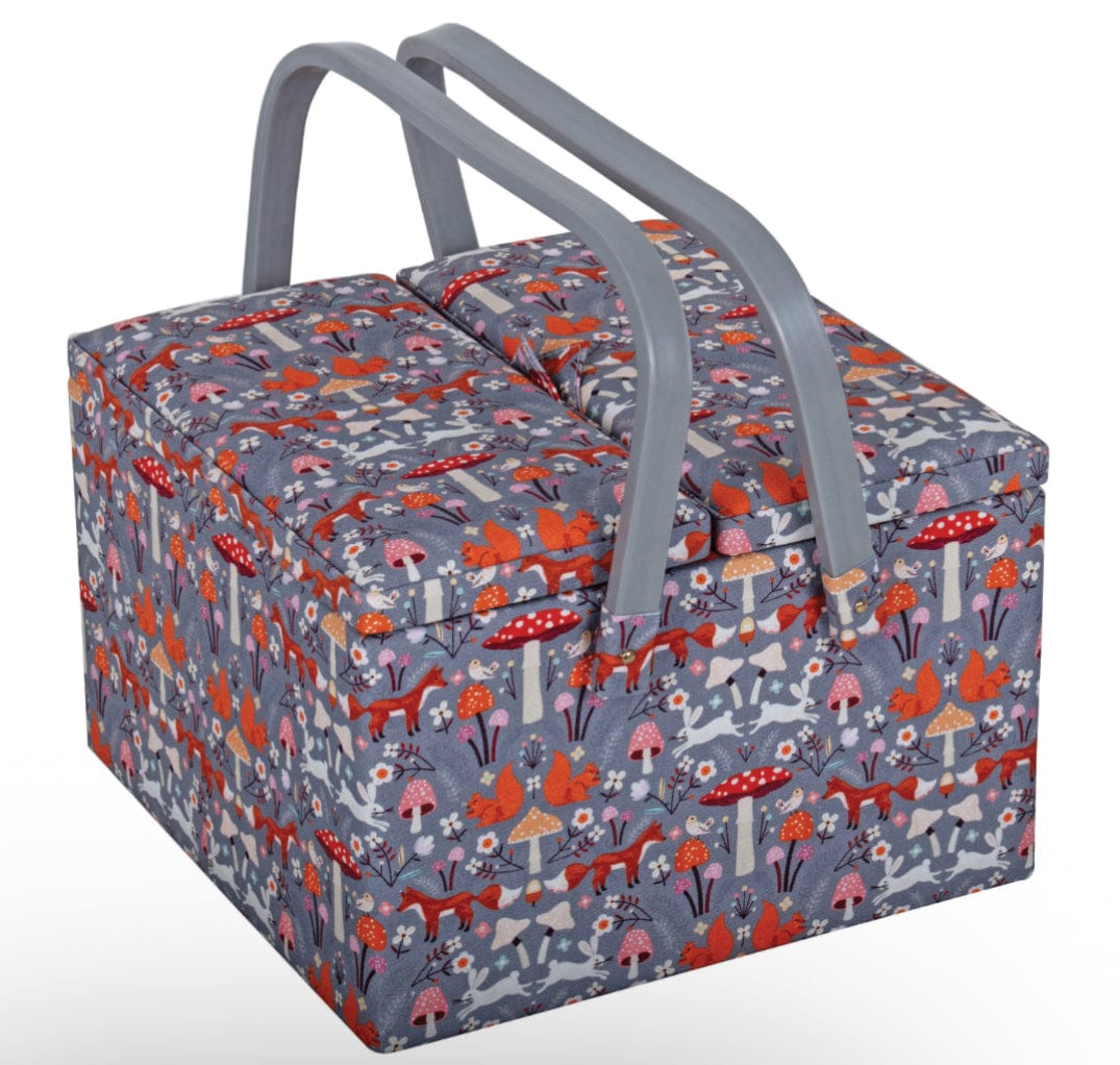 Woodland Toadstool Large Sewing Box  -