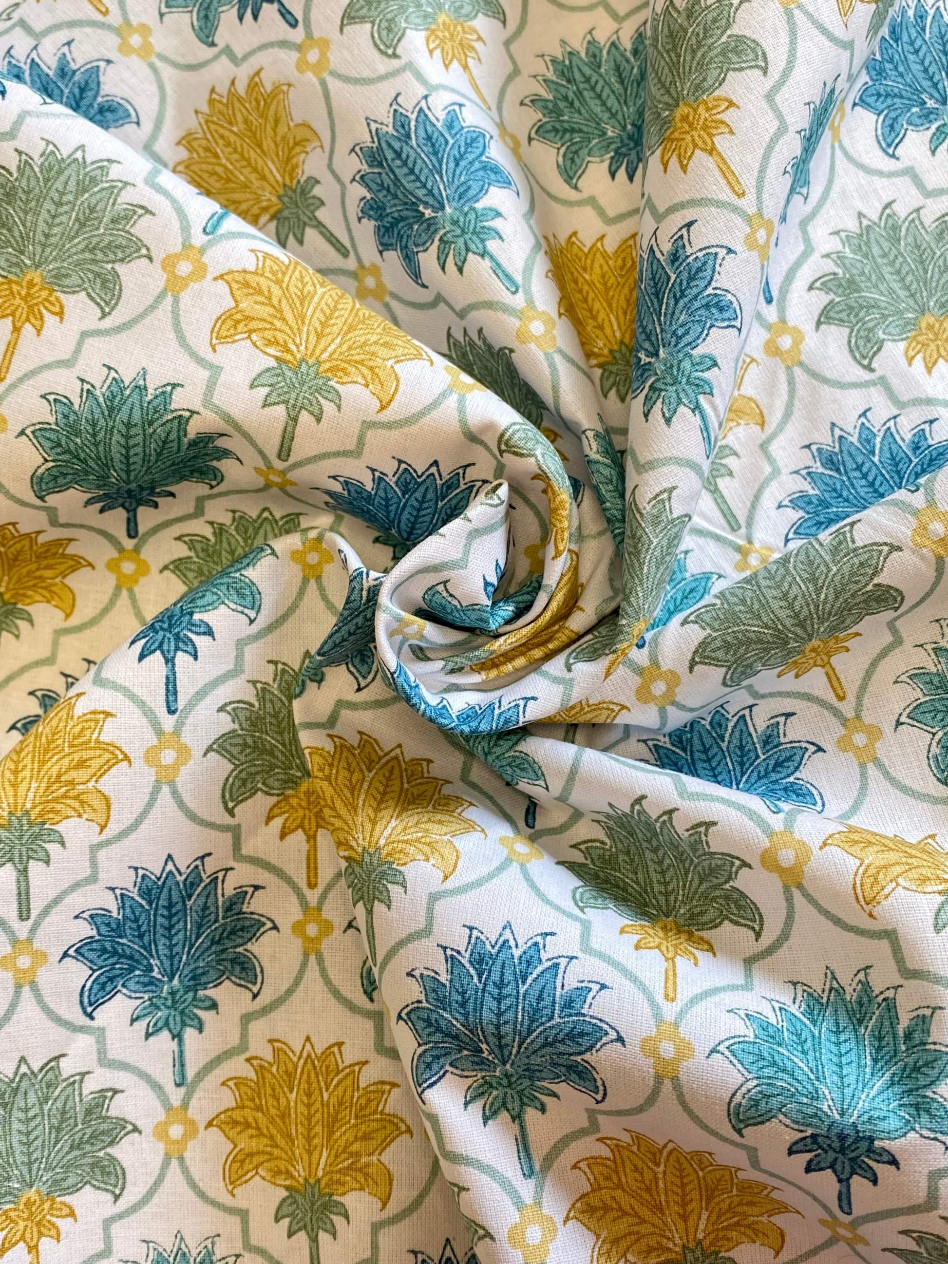 Elle Frenchie Cotton  -  Teal