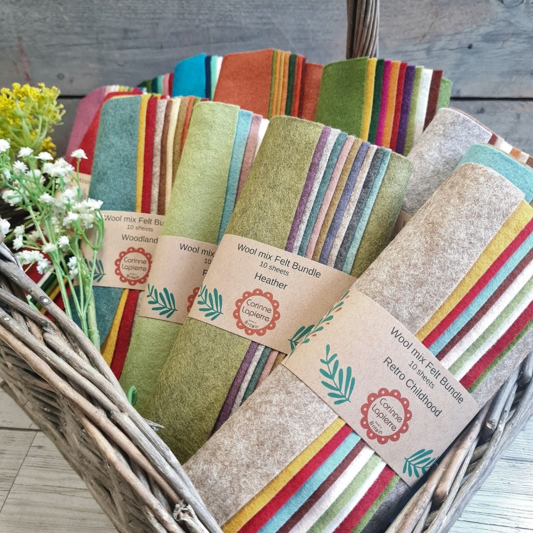 Felt Bundle of 10 Sheets  -