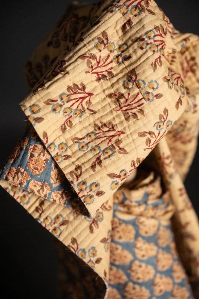 Dilly/ Little Shrew Quilted  -  Denim/Latte