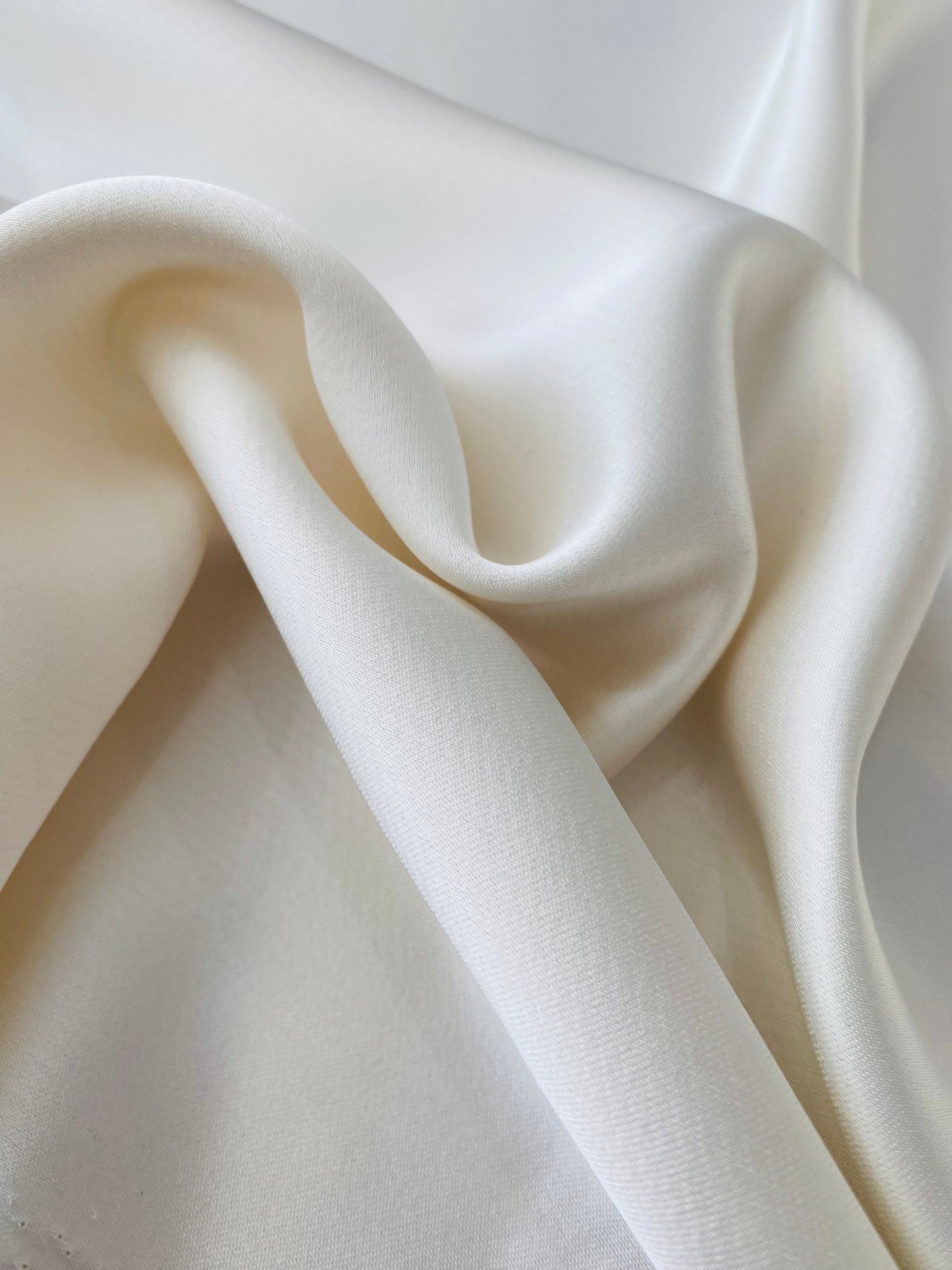 Ayesha Ivory Satin  -  Ivory