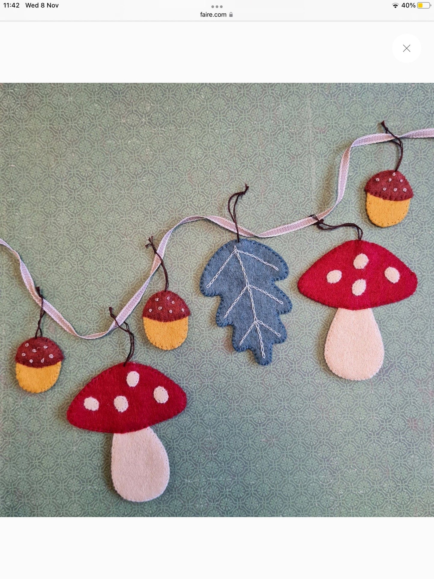 Woodland Garland Felt Craft Kit -