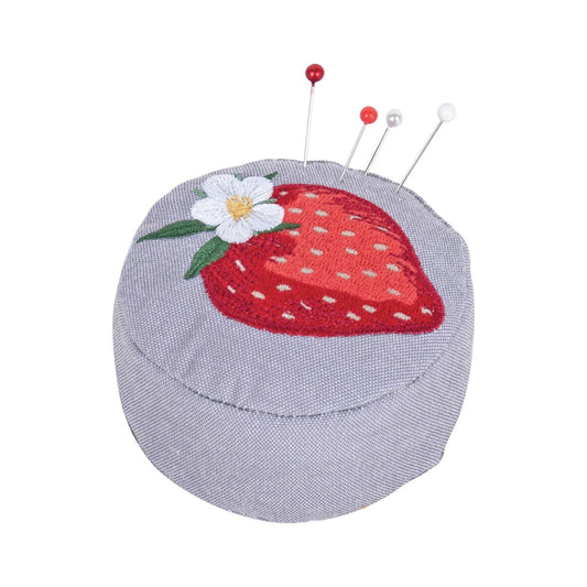 Strawberry Greenhouse  Wrist strap Pincushion  -