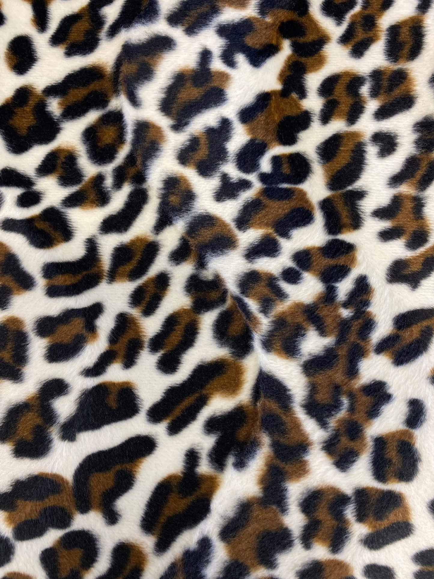 Snow leopard Velboa Faux Fur  -  Multi