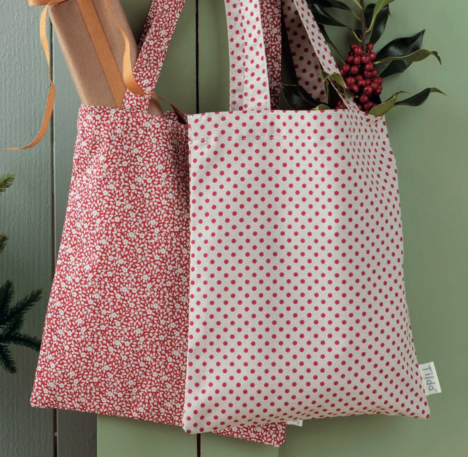 Avery Winter by Tilda  -  Red Fabric