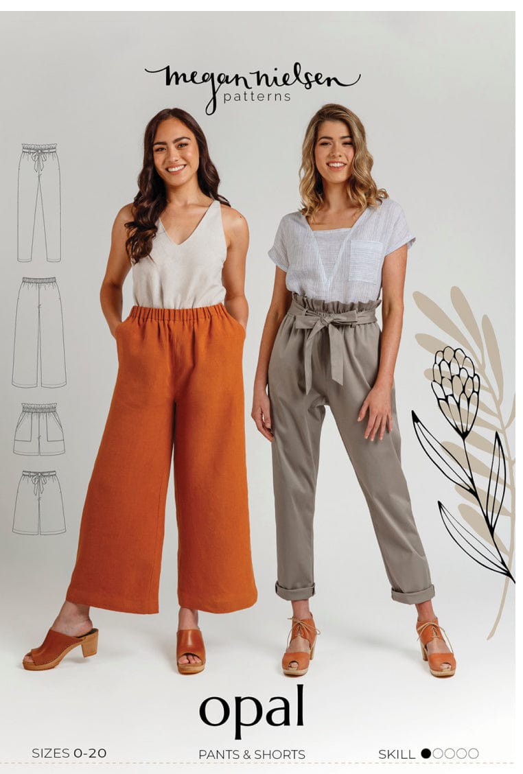 Opal Pants and Shorts Pattern by  Megan Nielsen  -