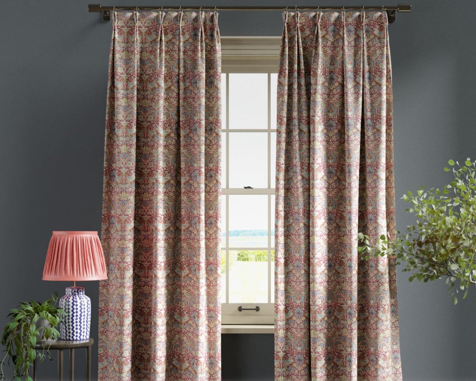 Strawberry Thief by Clarke & Clarke  -