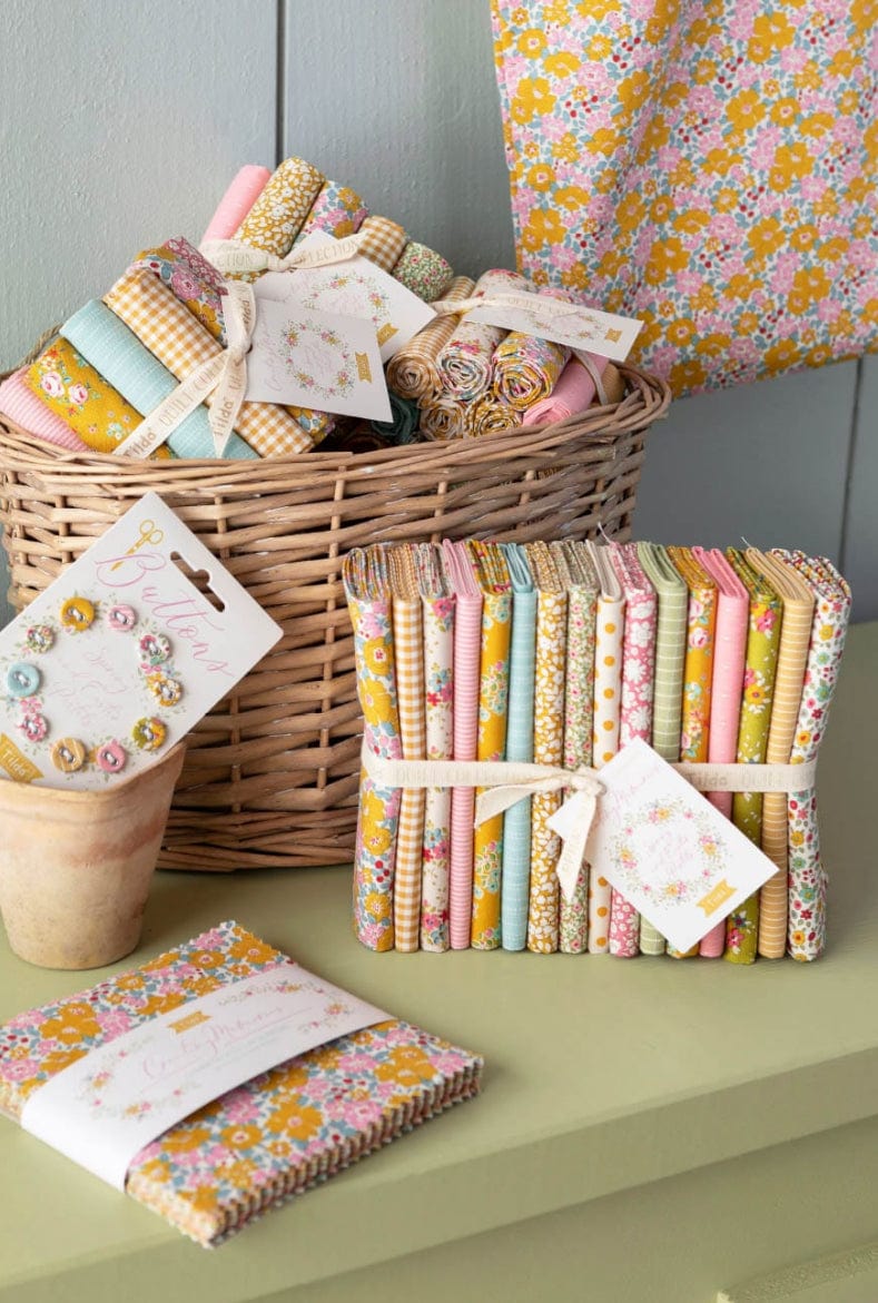 Carla Pink  by Tilda  -  Pink Fabric