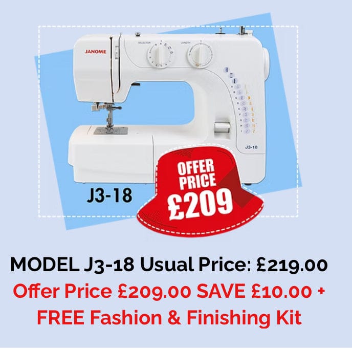 J3-18  SAVE £10  -  sewing machine