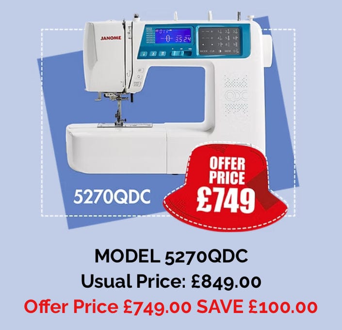 5270QDC  SAVE £100  -  sewing machine