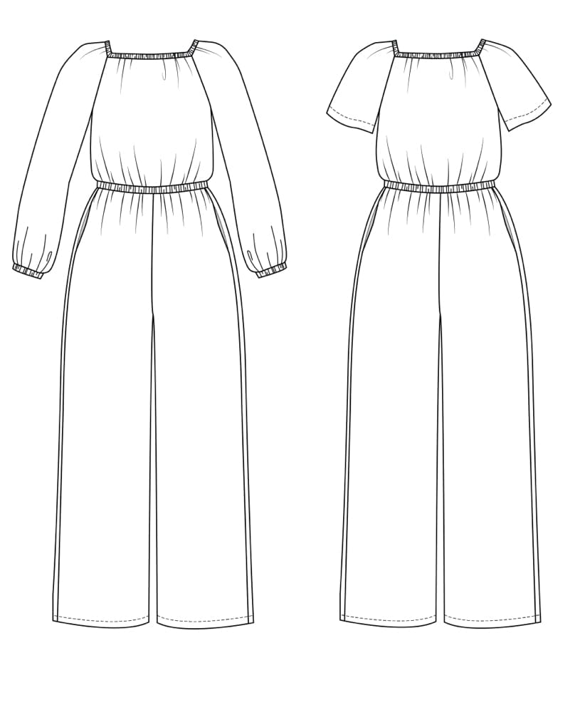 The Avenir Jumpsuit Pattern By Friday Pattern Company  -