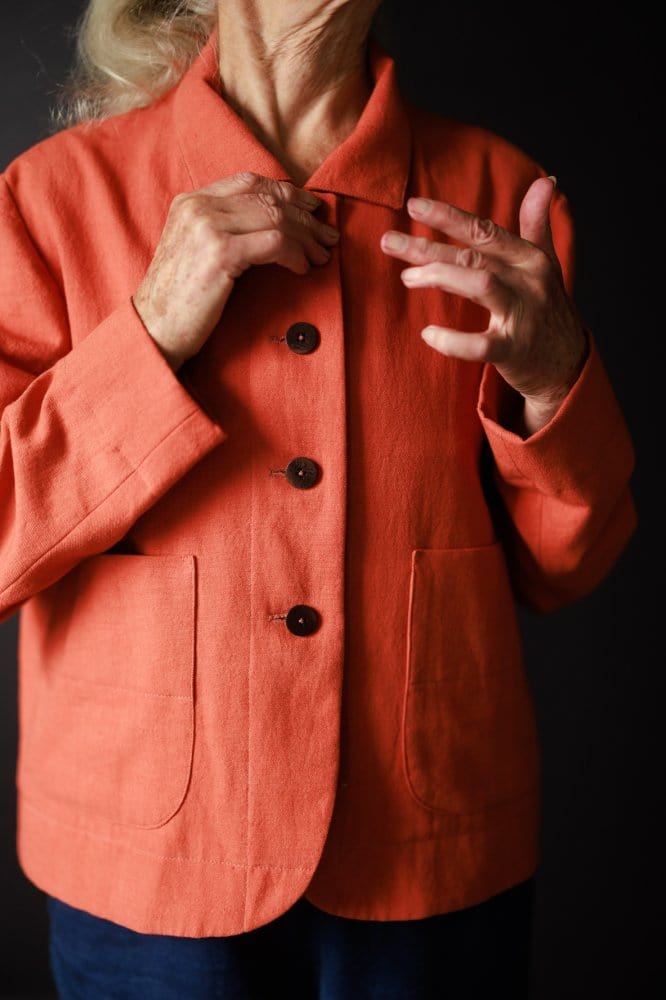 Soft Cotton Canvas  -  Summertide Coral