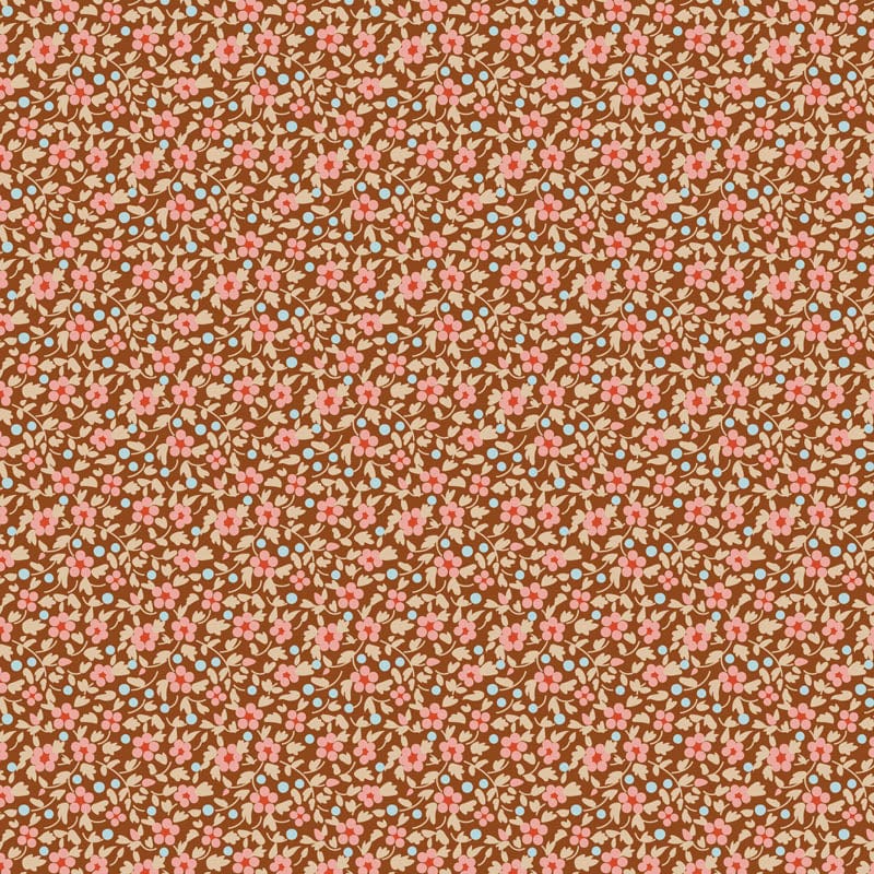 Brie by Tilda  -  Brown Fabric