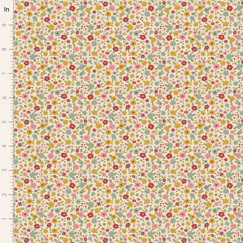 Evie by Tilda  -  Dove White Fabric