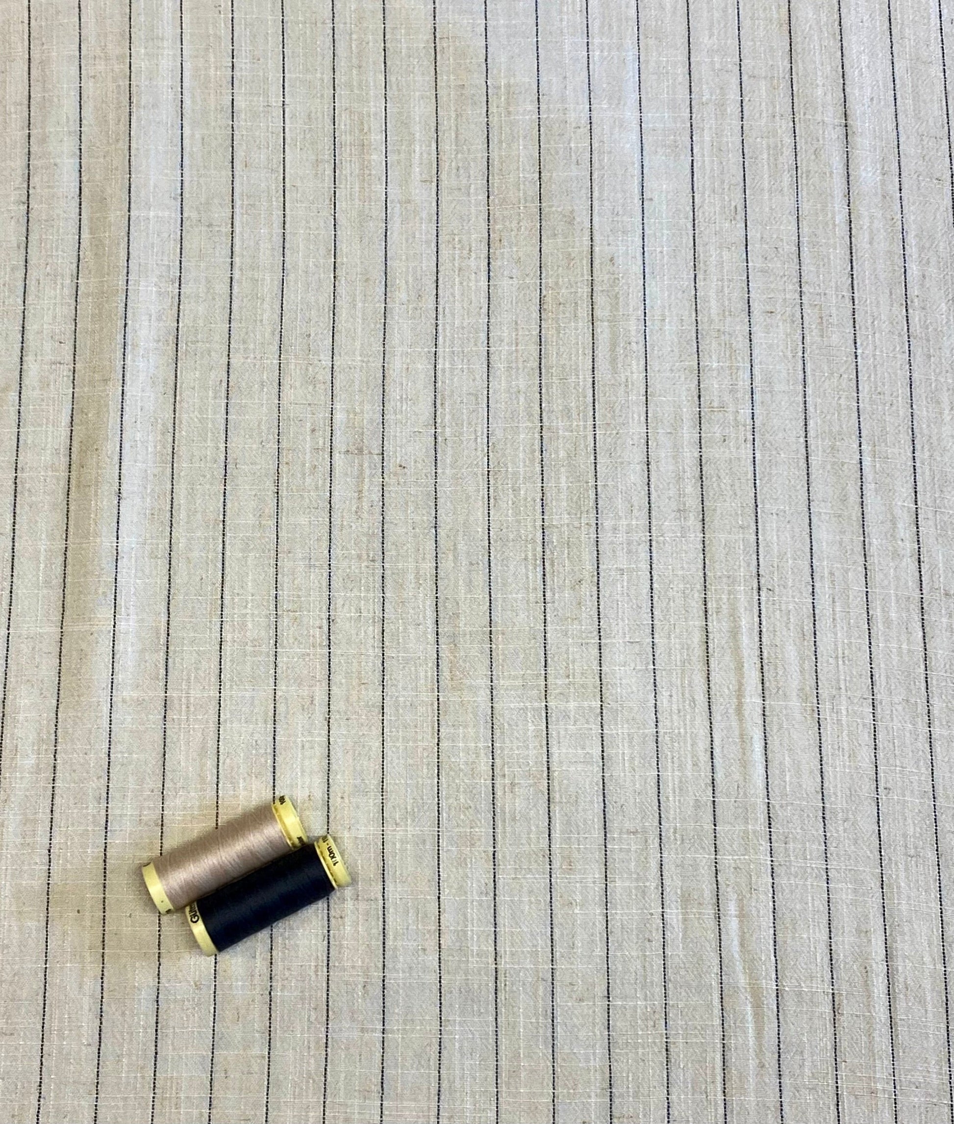 Oatmeal Pinstripe  -  Oatmeal