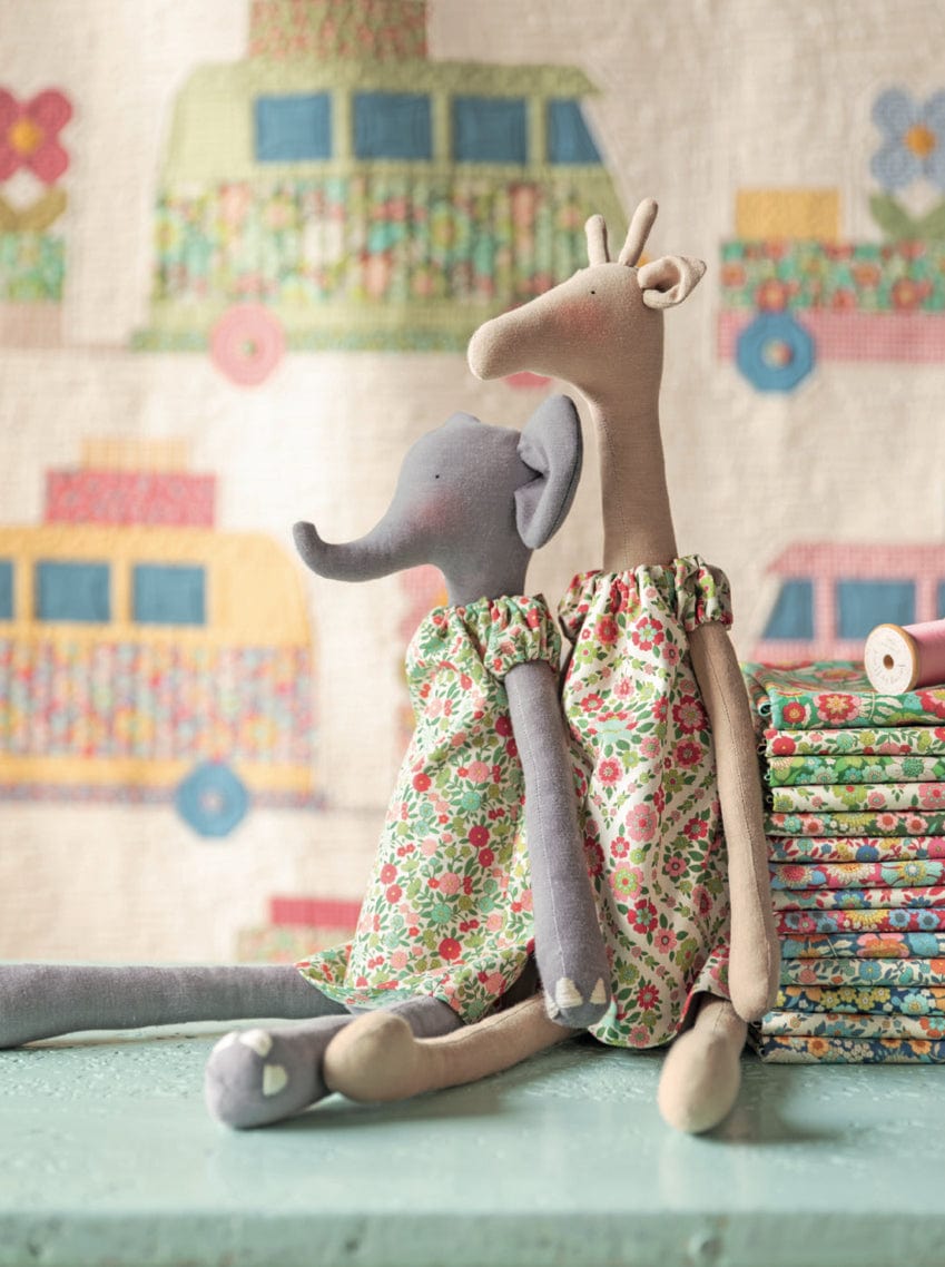 Bianca Green by Tilda - pre order for delivery in June  -  Green Fabric