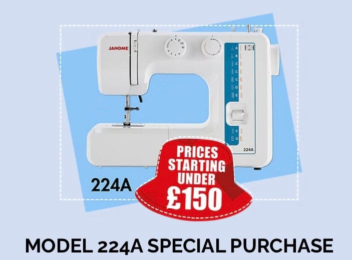 224A Special Offer £138 While stocks last!  -  sewing machine