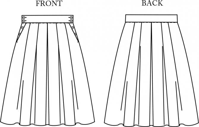 Shepherd Skirt Pattern  -