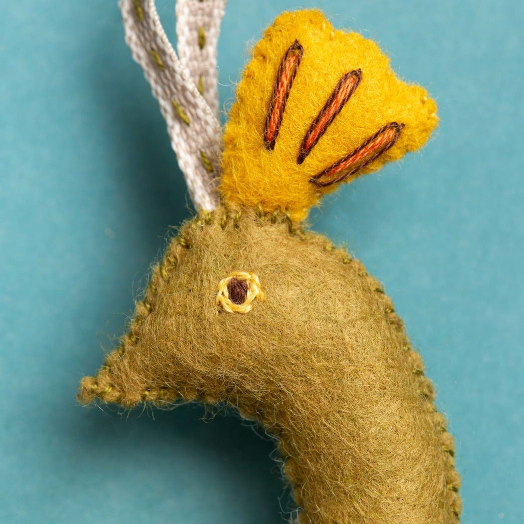 Folk Peacock Felt Kit -