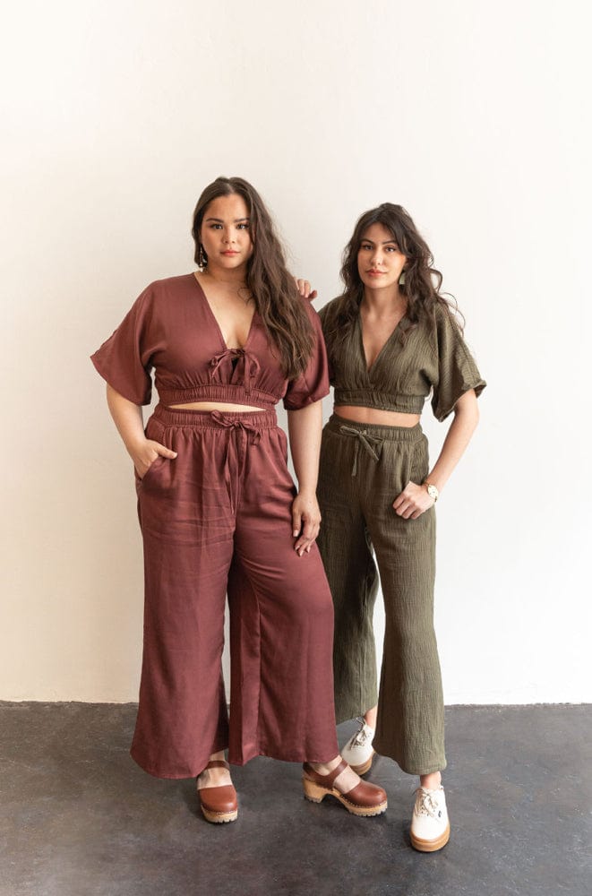 The Saguaro Set Top & Trouser Pattern by The Friday Pattern Company  -