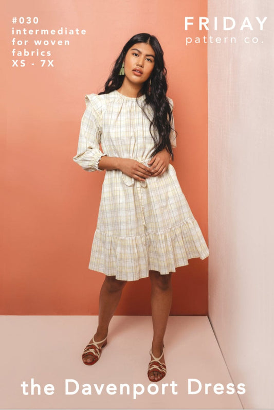 The Davenport Dress by Friday Pattern Company  -
