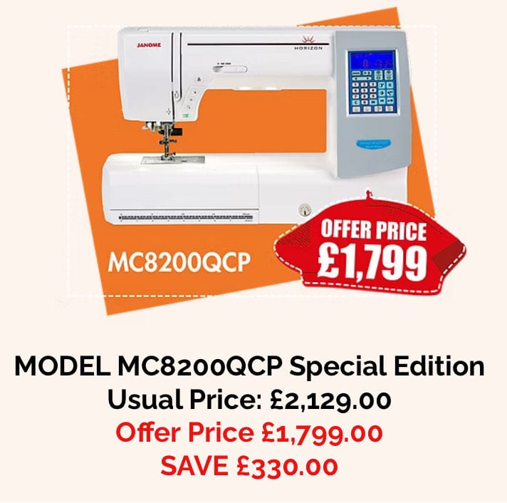MC8200QCP  SAVE £330  -  sewing machine